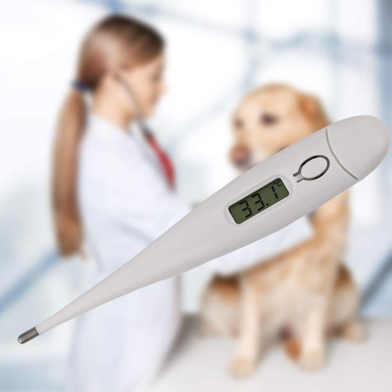 Pet Thermometer For Animal Owners of Dogs Cats Horses Vets Fixed Head Digital Temperature Probe Includes Veterinary Hobdays Chart - PawsPlanet Australia