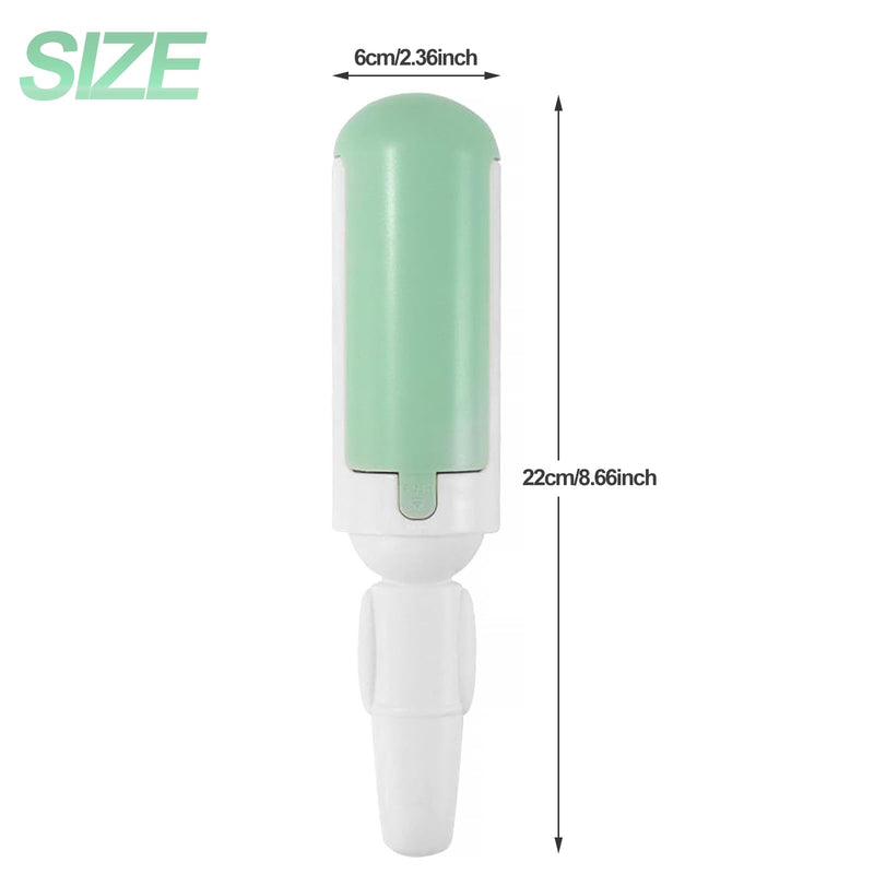 Redamancy Lint Roller, Reusable Lint Roller, Pet Hair Removal for Cat Hair and Dog Hair, for Sofa, Car, Bed, Clothes (White) - PawsPlanet Australia