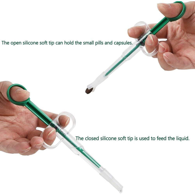 QIYADIN Pet Piller Gun Dog Pill Shooter Cat Tablet Soft Tip Syringe Pet Medical Feeding Dispenser Tool for Small Animal - PawsPlanet Australia