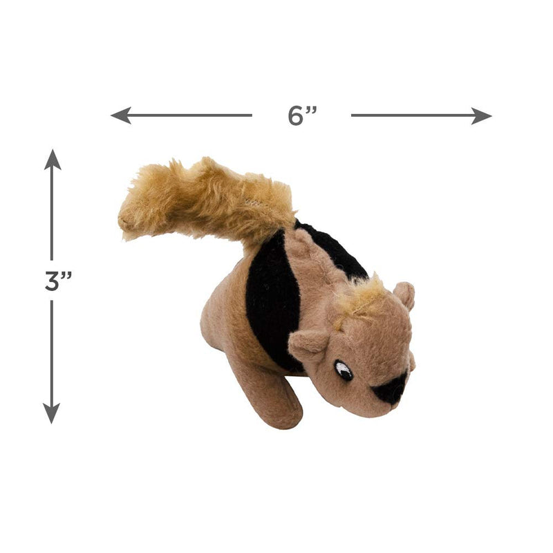 Outward Hound Squeakin' Squirrels Plush Replacement Dog Toys - 3 Pack Replacement Animals (3-Pack) - PawsPlanet Australia