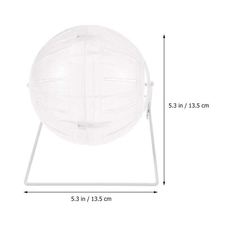 POPETPOP Hamster Exercise Ball,4-in-1 Multifunctional Hamster Running Ball-Hamster Mini Ball for Dwarf Hamster,Mouse,Syrian Hamster Ball with Stand-Clear Picture 1 - PawsPlanet Australia