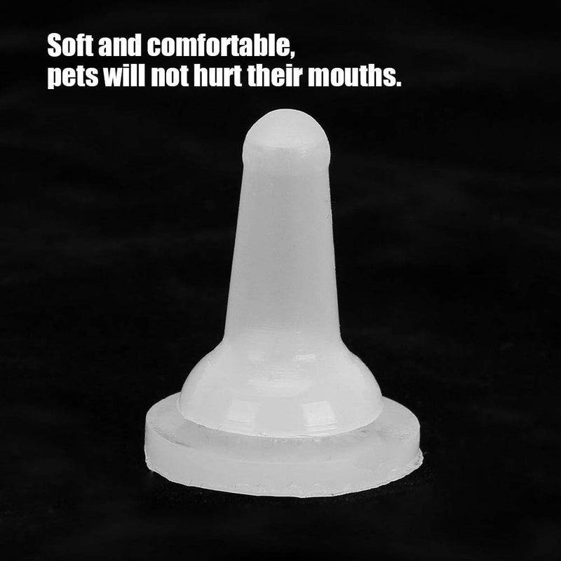 Pet Feeding‑Bottle Nipple, Durable Mini Nipple Replacement Nurser Nipples Pet Nursing Bottle Nipple, Silicone for Small Animals Kittens Small Cat Puppy - PawsPlanet Australia