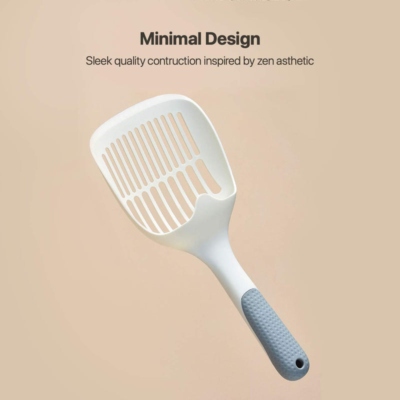 [Australia] - Dual-Sized SIft Cat Litter Scoop/Shovel - Suits Different Sized Cats Litter - Solid and Firm Handle with Ultra-Thin Edge Designed to Scoop cat Litter Underneath effortlessly 