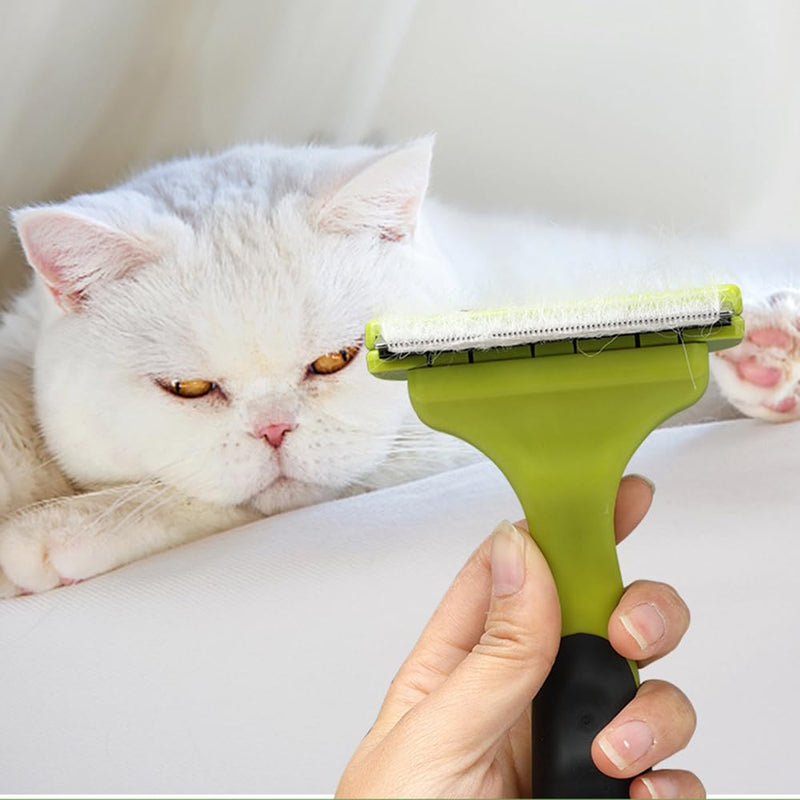 JVHLOV dog brush for medium-sized dogs to remove undercoat, for cats and small dogs, grooming brush, dog hair removal, flea comb - PawsPlanet Australia