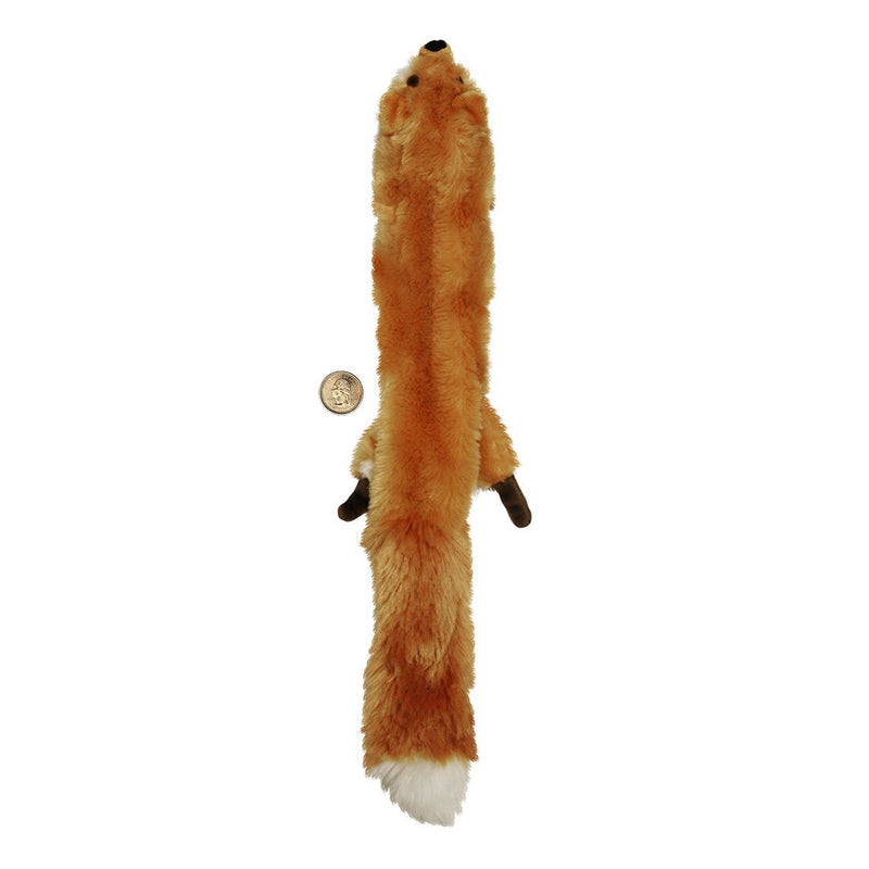 [Australia] - SPOT Skinneeez | Stuffless Dog Toy with Squeaker For All Dogs | Tug-Of-War Toy For Small and Large Breeds | By Ethical Pet Fox 23" 