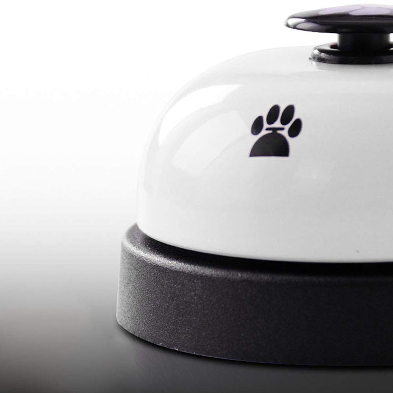 LQMILK Pet Training Bells, Pet Doorbells Desk Bell Call Bell For Dog Cat Potty Training And Communication Device, with Clear Ring Paw Size Button, Puppy Dog Cat Dinner Feeding Interactive Ring Bell As Shown - PawsPlanet Australia