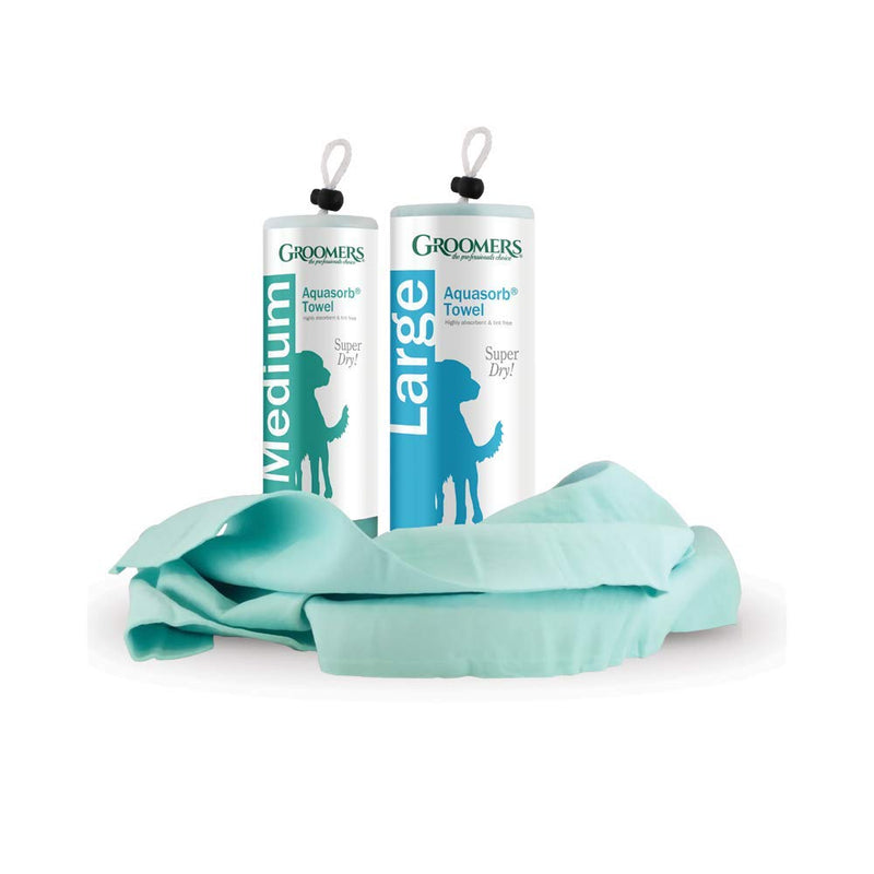 Groomers Medium Aquasorb Pet Towel Aquasorb Towel Medium - PawsPlanet Australia