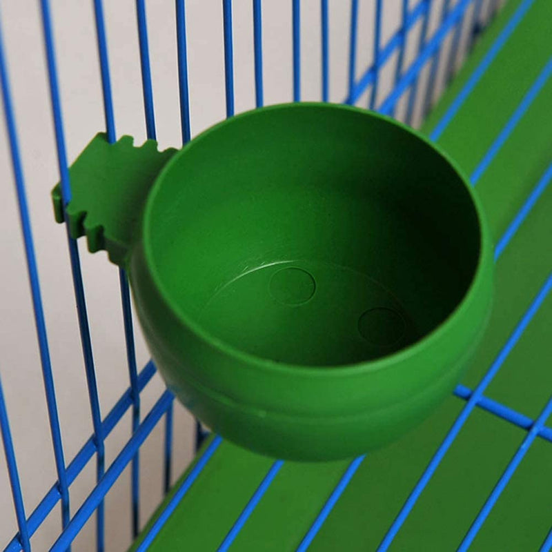 HERCHR 15Pcs Bird Feeder Cups, Bird Cage Cup Feeder Bowl Poultry Cage Cup Plastic Bird Cage Feeders Water Bowl Bird Cage Accessory for Feeding Water Food Seed - PawsPlanet Australia