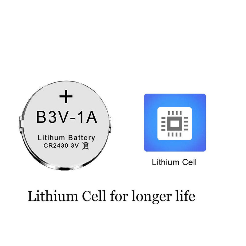 [Australia] - Abeden B3V 1A Lithium Replacement Batteries Compatible with High Tech Pet Single Electronic Collar Battery for Model MS-4 and MS-5 2 Pack 