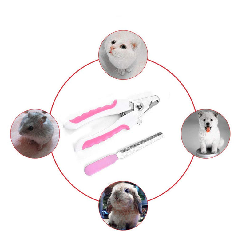 YUEMING Pet Nail Clipper,Dog Nail Clippers and Trimmers with Nail File,Animal Claws Scissor Cut Set,Animal Grooming Claw Care Tools,for Small Animals Dogs Cats - PawsPlanet Australia