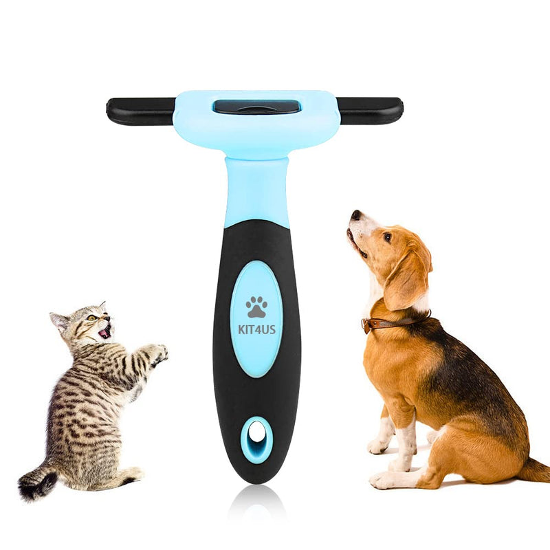 Deshedding Dog & Cat Brush Effectively Reduces Shedding In Under 10 Minutes Pet Brush for All Breeds Non-Slip Grip with Detachable Head Design - PawsPlanet Australia