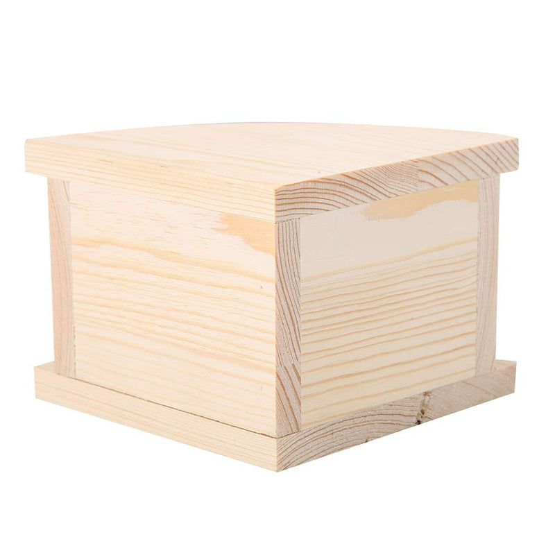 Sheens Wooden Hamster House, Small Animal Grassland Custom House Natural Wooden Hamster Warm Bed Cabin for Golden Bear Squirrel Hedgehog Chinchillas Rabbits - PawsPlanet Australia