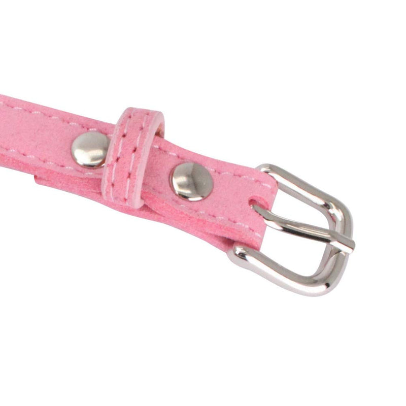 [Australia] - Norbi Fashion Puppy Harness Bling Rhinestone Pet Dog Harness Vest with Bowknot L A Pink 