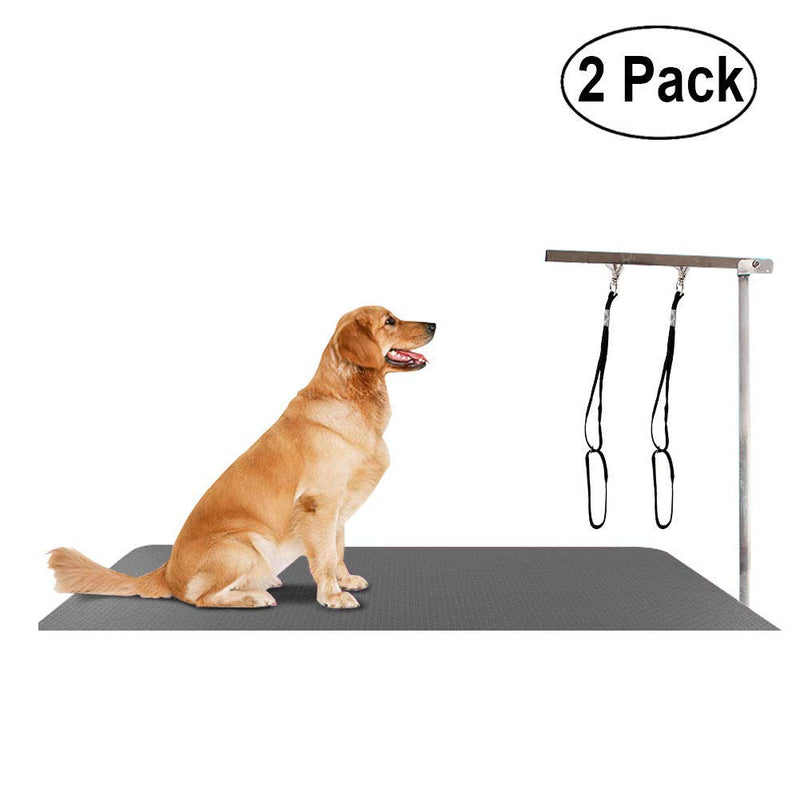 Dog Grooming Loop, Fdit Dog Grooming Restraint Dog Pet Noose Loop Animal Cat Lock Clip Rope Harness for Grooming Table Arm Bath L- 2 Pack - PawsPlanet Australia