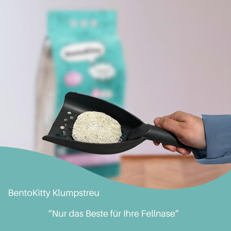 BentoKitty cat litter (17.4kg 20L, pack of 2) with baby powder scent, clumping, white, fine-grained, clumping litter made of bentonite, suitable for sensitive cat paws 20L (pack of 2) - PawsPlanet Australia