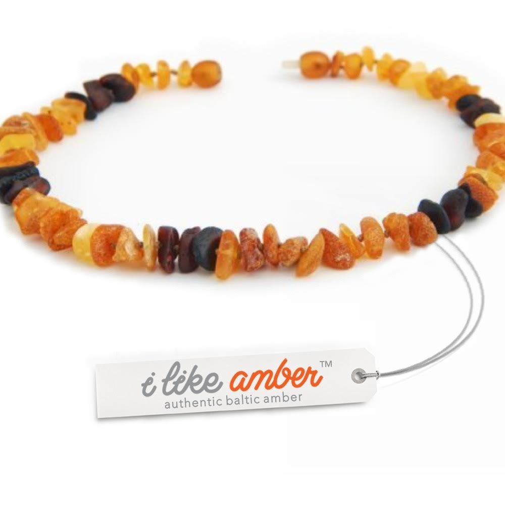 Amber necklace for dogs, amber collar for dogs, tick protection for cats and dogs, 100% raw Baltic amber from Lithuania 46 - PawsPlanet Australia
