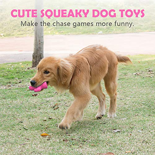 Petper Cw-0075EU Dog Squeaky Toy Latex Dog Interactive Toy For Playing And Training Pink - PawsPlanet Australia