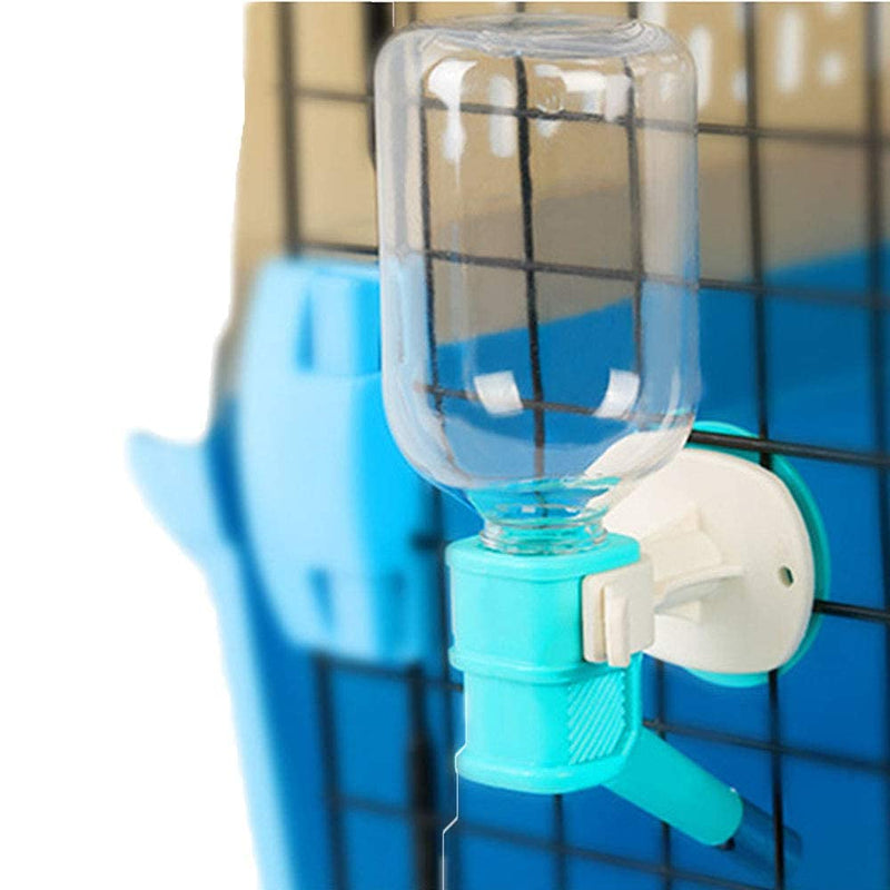 Manufactuer Dog Water Bottle - Cat Hanging Water Bottle 330ml, Pet Automatic Water Dispenser, Easy to Install in Cage or Crate, Keeps Small Animals Hydrated, Pet Supplies for Dog Cat Puppy Rabbit Blue - PawsPlanet Australia