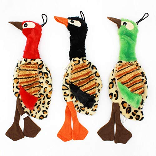 AprFairy Dog Squeaky Toys, No Stuffing Plush Dog Toys-Durable Puppy Chew Toys, Vivid Wild Duck Plush Dog Toys Perfect for Small Medium Large Dogs Puppy-Safe Chewers Game (3 Pack) - PawsPlanet Australia