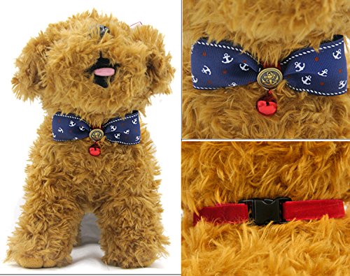 [Australia] - Lebbeen 10pcs/Pack,Cool Gentle Stylish Adjustable Pet Teddy Cat Dog Rabbit Bow Ties Necktie 