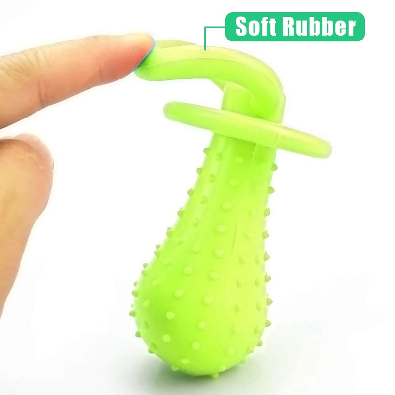 Eighth days Interactive Nipple Toys Squeaky Toy Green Chew Toy for Small Medium Dogs Puppy Cat - PawsPlanet Australia