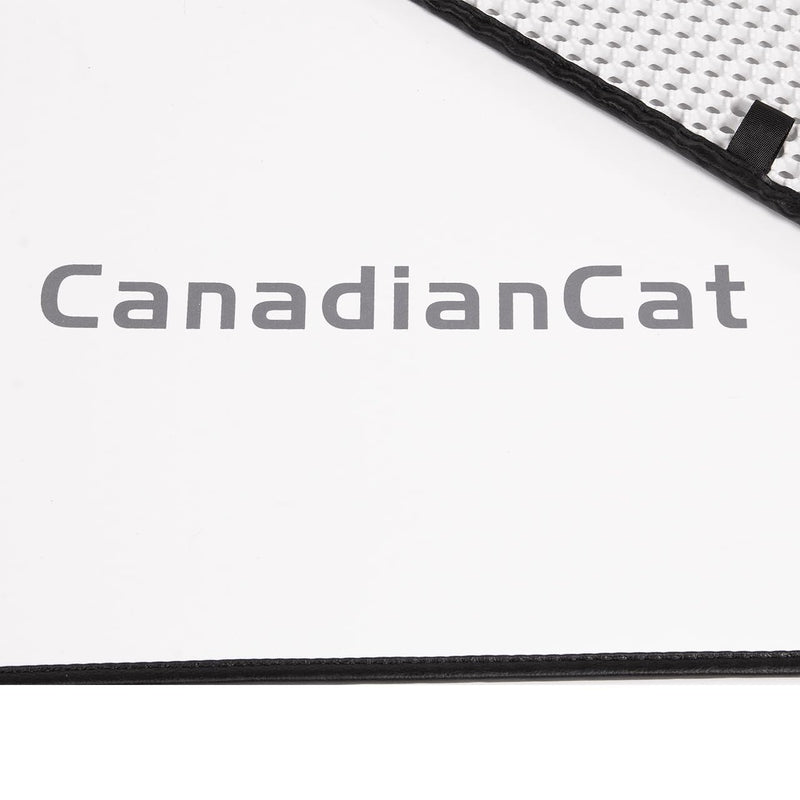 CanadianCat Company | Cat litter box mat cat litter mat white - underlay cat mat - waterproof double collection layer | approx. 53 x 45 cm - PawsPlanet Australia