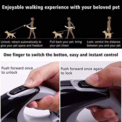 None Branded New dog walking artifact can stretch and shrink pet leash dog leash running Pet self retracting traction rope - PawsPlanet Australia