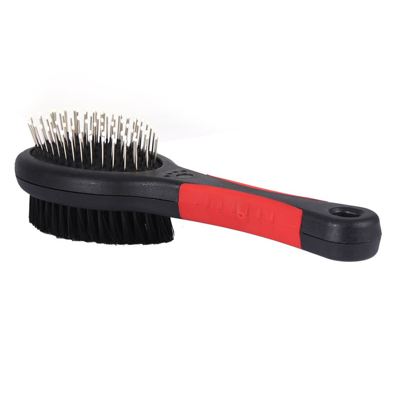 Oumefar Multifunctional Dog Brushes 2 Sided Pet Comb Plastic Handle Dog Hair Shedding Trimmer Grooming Tool for Long Short Hair Dogs Cats - PawsPlanet Australia