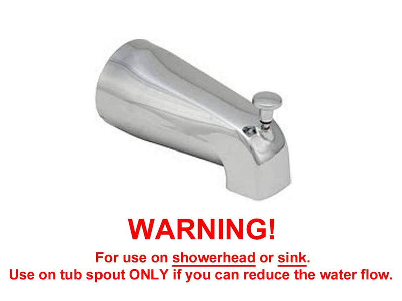 [Australia] - Rinseroo: Slip-on, No-Install, Dog Wash Hose Attachment. Pet Bather for Showerhead and Sink. Handheld Shower Sprayer/Rinser. Fits Most Faucets. Universal 5 Foot Flex Hose. (Note: Tub Spout Warning) 