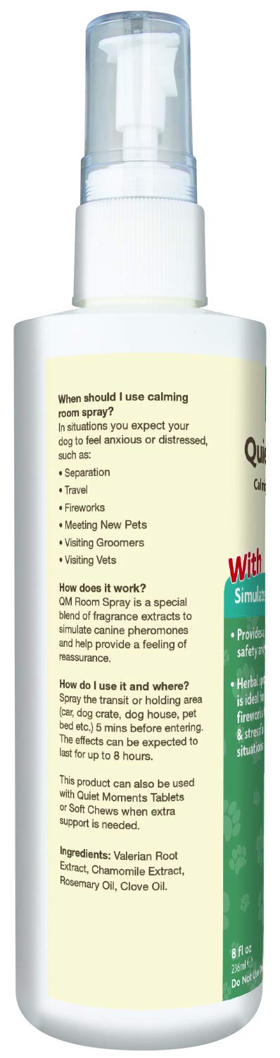 Overby Farm Quiet Moments Calming Room Spray for Dogs, 236 ml - PawsPlanet Australia