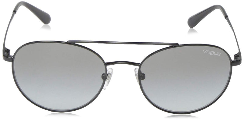 VOGUE Women's VO4129S Oval Metal Sunglasses, Black/Grey Gradient, 53 mm - PawsPlanet Australia