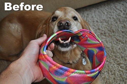 HurriK9 Flying Ring Launcher | Quickly Exercises Your Dog | Dog Toy Launcher w/ Spandex Foam Rings 3 Extra Tough Launcher Rings - PawsPlanet Australia