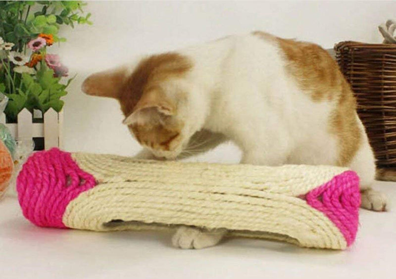 [Australia] - Yeecoofei Cat Kitten Toys Rolling Sisal Scratch Board Roller with 3 Ball Exercise Training Tool 