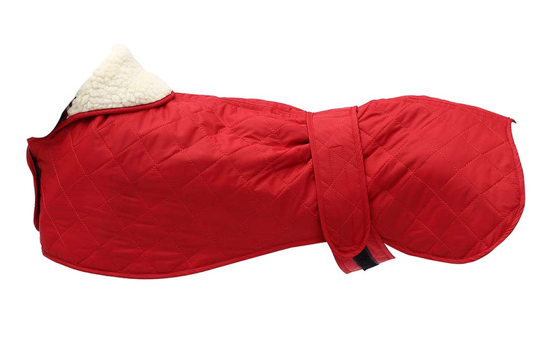 Morezi Dog Jacket, Dog Winter Coat with Warm Fleece Lining, Waterproof Dog Coat with Adjustable Bands For Greyhounds, Lurchers and Whippets - Red - XXXL - PawsPlanet Australia