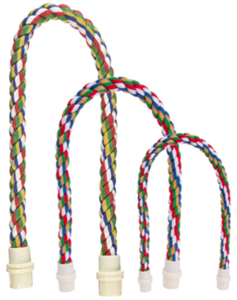 JW Pet Comfy Perch For Birds Flexible Multi-color Rope Large - PawsPlanet Australia
