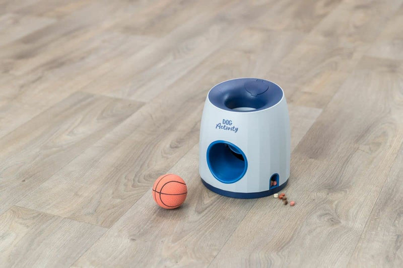 TRIXIE dog toy intelligence dog activity strategy game “Ball & Treat” – sophisticated intelligence toy for dogs to keep them busy 17x18cm, animal welfare compliant - 32009 Ball & Treat - PawsPlanet Australia