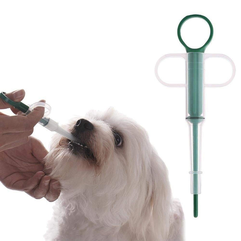 Yuan L Yan No.1 Best-Bag Plastic Pet Medicine Feeder Tablet Syringe Reusable Liquid Dispensing Injector for Dogs Cats Baby Animals Feed- Green - PawsPlanet Australia