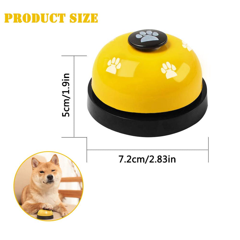 maxin Dog Training Bell, Set of 3 Dog Puppy Pet Potty Training Bells,Dog Training Bells for Door Small Dog Cat,Dog Training Bell to Go Outside, Interactive Toys Pet Tool Communication Device - PawsPlanet Australia