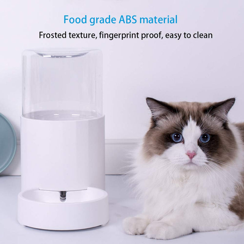 JUNSPOW Pet Water Dispenser 2.5L Large Capacity Automatic Water Dispenser, Medium and Small dag,Cats pet Bottles Clear White - PawsPlanet Australia