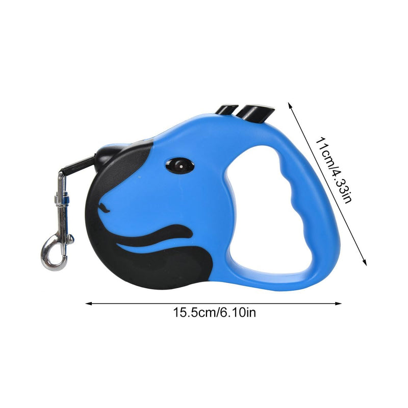 Extendable leash for dogs, retractable dog leash 5 m, retractable dog leash, dog leash, retractable dog leash, retractable dog leash with handle, dog leash, tangle-free retractable dog leash… blue-5m - PawsPlanet Australia
