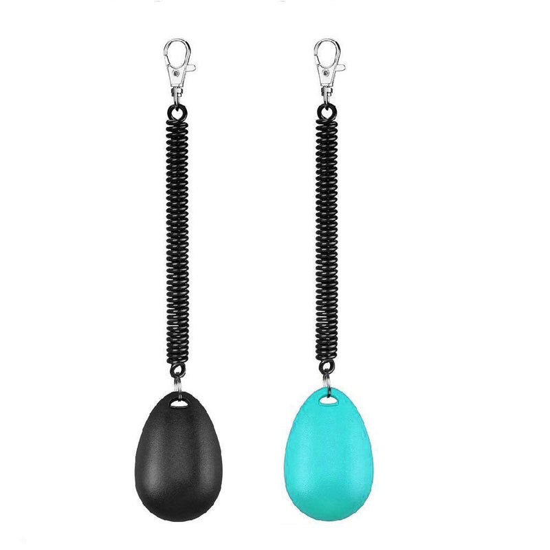 Winod Dog Training Clickers with Wrist Strap -2 Pack(Black +New Blue) - PawsPlanet Australia