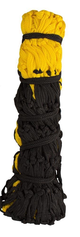 [Australia] - Derby Originals 42” Hot to Trot Slow Feed Soft Mesh Poly Rope Hanging Hay Yellow/Black 