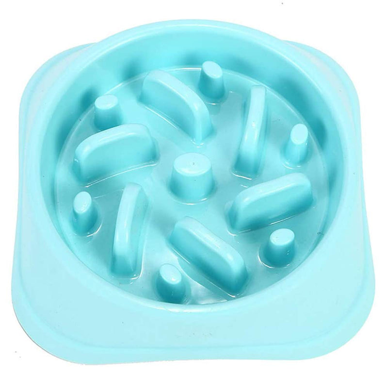 Slow Food Bowl for Dogs, Pet Bloat Stop Dog Bowl, Dog Bowl, Slow Feed Dog Bowls, Stop Bloat Dog Bowl, for to Prevent Dogs from Eating Fast and Healthy Eating (Blue) - PawsPlanet Australia