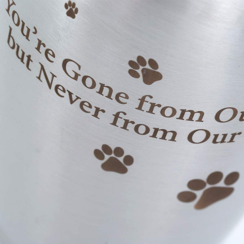 [Australia] - ENBOVE Funeral Cremation Urns, Ash Urns for Dogs, Cats and Other Pets, in Loving Memory Gone but Not Forgotten You Left Paw Prints on My Heart Small pet to 50lbs 01 Pet Paw Prints on My Heart 