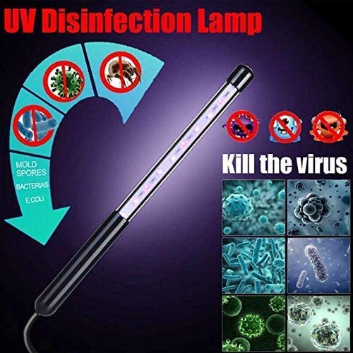 [Australia] - UV Light Lamp Portable Travel Wand 3W Without Chemicals for Phone Toys Hotel Household Wardrobe Toilet Car Pet Area Germ-Killing Function 