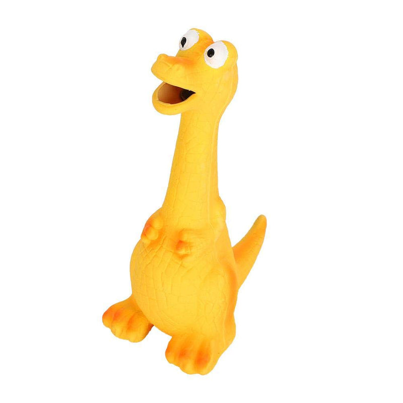 Fdit Latex Squeaky Dog Toy Dinosaur Interactive Sound Chew Toy Biting Toy Latex Squeaker Toys Squeaky Sound Dog Toy for Dogs and Cats(dinosaur) - PawsPlanet Australia