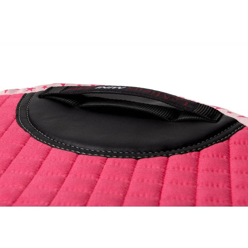 LeMieux Mini Jump Horse Riding Suede Square Saddlepad - Watermelon - PawsPlanet Australia