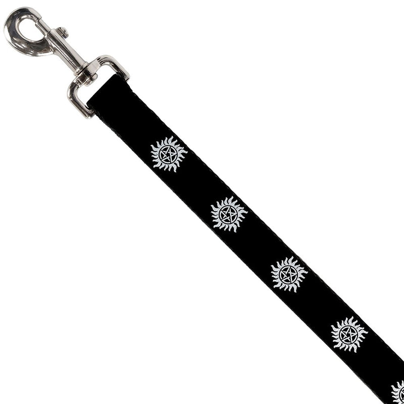 [Australia] - Buckle-Down Dog Leash Superman Shield 4 Feet Long - 1/2" Wide 