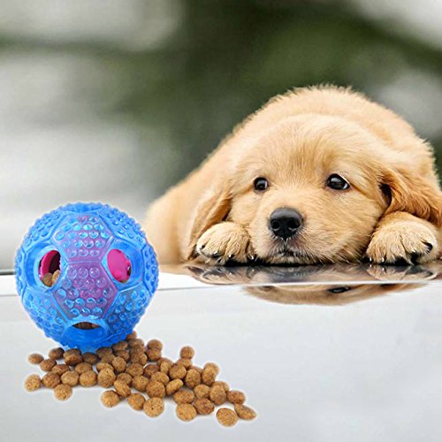 Cisixin Dog Chew Toys Interactive,Dog Dispenser Ball Interactive IQ Treat Ball Chew Ball for Puppy And Small Medium Large Dogs - PawsPlanet Australia