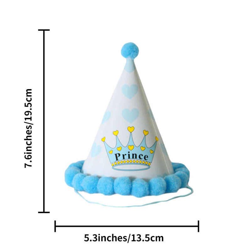 Dog Birthday Bandana Hat Kit,Triangle Cotton Dog Scarf with Cute Birthday Boy/Girl Decorations,Puppy Birthday Party Hat Set Dog Birthday Cake Outfit Gift/Pet Party Supplies Accessories(Blue) Blue - PawsPlanet Australia